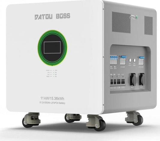 DATOUBOSS energy system -11kW hybrid inverter+15.36kWh LiFePO4 battery