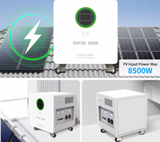 DATOUBOSS energy system - 6.2kW hybrid inverter + 15.36kWh LiFePO4 battery