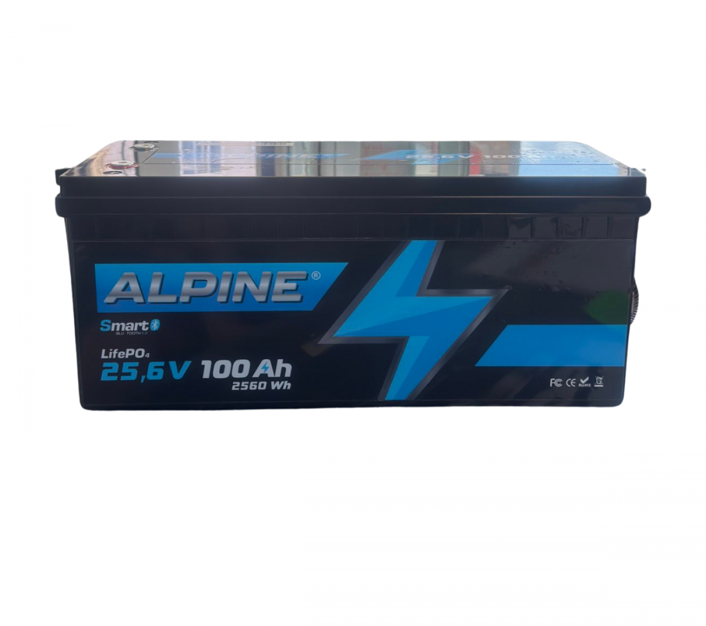 Battery ALPINE LIFEPO4 25,6V 100 AH BLUETOOTH