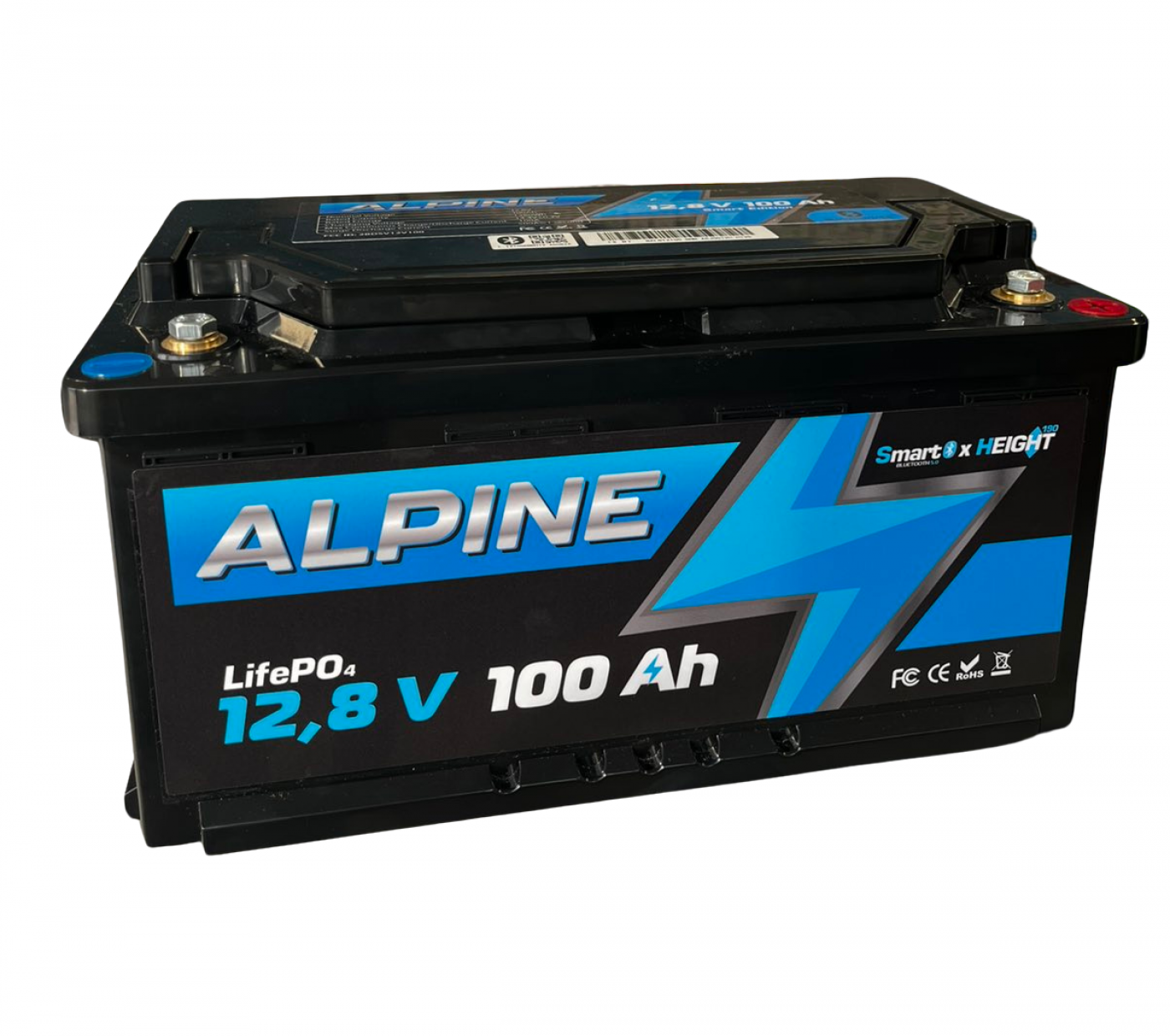 Battery ALPINE LIFEPO4 12V 100 AH H190 BLUETOOTH